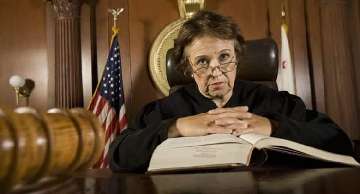 Angry and Corrupt Judge
